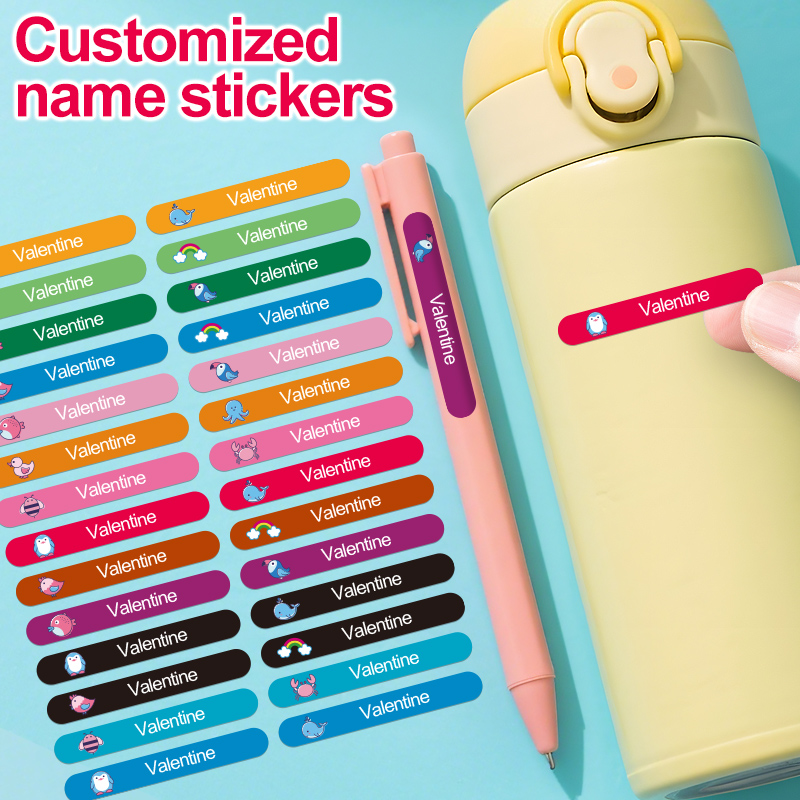 Office Hi Tech - Autocollants personnalisés colorés pour les fournitures
