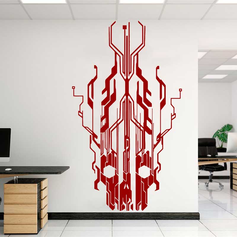Autocollant mural en vinyle av - Office Tech Gifts avis et prix