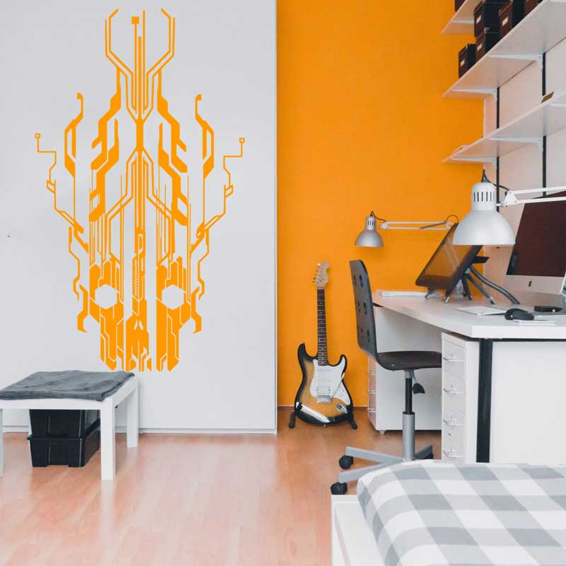 Autocollant mural en vinyle av - Office Tech Gifts avis et prix