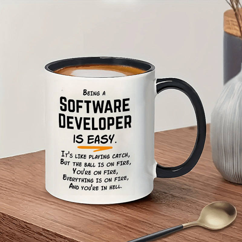 Mug en céramique 11oz avec hum - Office Tech Gifts avis et prix
